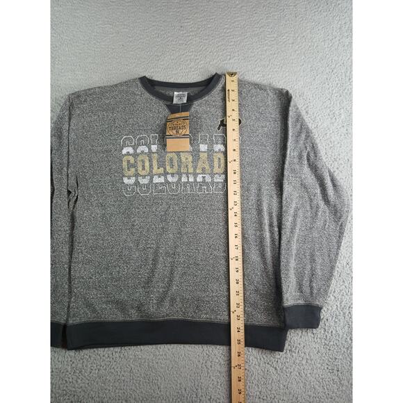 Colorado University Buffalos Sweater Shirt Mens Medium NCAA Rivalry Threads NWT - Picture 5 of 8